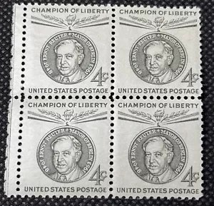 Scott #1136 - Block Of 4, MNH - Ernst Reuter, Champion Of Liberty - 1959 Issue - Picture 1 of 2