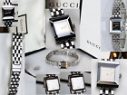 Beautiful & Elegant GUCCI 128.5 G-Frame Prism Bracelet Watch + Box & Pouch