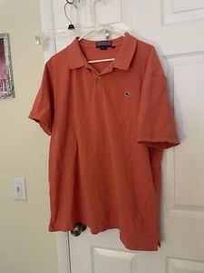 Vineyard Vines Herren Poloshirt Classic Fit Orange Größe XL Kurzarm - Bild 1 von 6