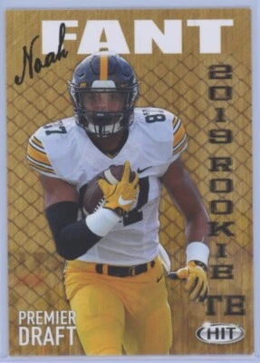 2019 SAGE HIT #2 RC Noah Fant Iowa Hawkeyes - Image 1 of 2