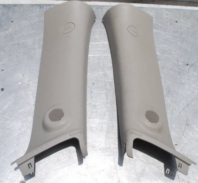 Hummer H3 2006-2010 delantero derecho e izquierdo pilar A moldura gris claro OEM USADO Foto 1 de 4