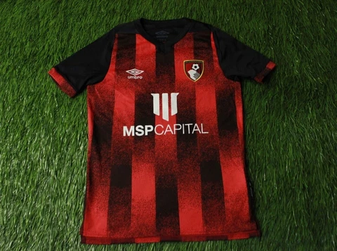 AFC BOURNEMOUTH 2020-2021 FOOTBALL SHIRT JERSEY HOME UMBRO ORIGINAL SIZE YOUNG M Cover