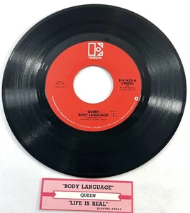 Queen Life is Real / Body Language 45 rpm Elektra 1982 - Picture 1 of 4