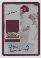 2015 Contenders Prospect Ticket Printing Plate Magenta 1/1 Edmundo Sosa Auto 2vp