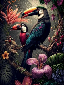 Diamond Painting Kits for Adults,5D Animal Diamond Painting,Parrot Diamond Art.. - Picture 1 of 7