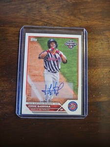 2023 Topps Pro Debut Base Paper Autograph Auto SP #PD-21 Jorge Barrosa Dbacks