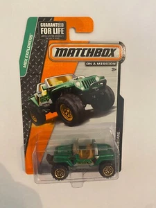 2013 MATCHBOX MBX EXPLORERS JEEP HURRICANE - GREEN - 64/120 - Picture 1 of 3