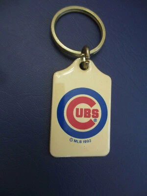 1992 Chicago Cubs lOGO MLB Metal Keychain * - Image 1 of 2