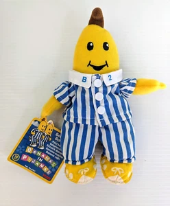 Bananas in Pyjamas B2 Plush Vintage 1997 Toy Tomy Bean Bag ABC Kids - Picture 1 of 13