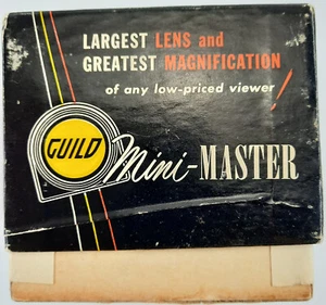 Guild Mini-Master Slide Viewer Craftsman's Guild 35mm 1960's Original Box EUC - Picture 1 of 10