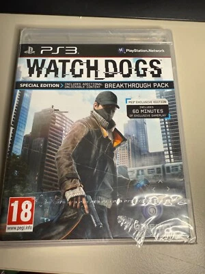 WATCH DOGS SPECIAL EDITION PS3 - PlayStation 3 - Factory Sealed - Image 1 of 3