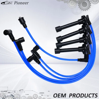 5X Upgrade Spark Plug Wires For Honda Accord 1998-2002 2.3l Dx Lx Ex 10.5mm - Image 1 of 4