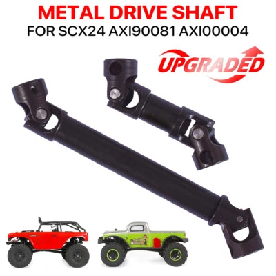Steel Front Rear Drive Shaft for 1/24 Axial SCX24 Deadbolt B17 Betty AXI90081 - Photo 1/4