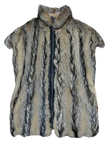 Mens Real Coyote Fur Vest All Sizes Pre Sale - Picture 1 of 5
