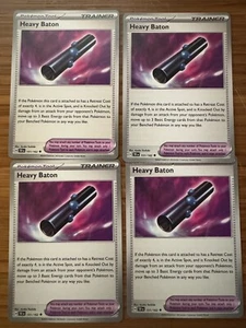 Pokemon Card Temporal Forces 4x Playset Heavy Baton 151/162 NM - Picture 1 of 1