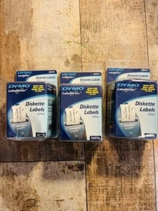 Dymo Etikettenschreiber Diskettenetiketten weiß 30574 3 Lt 320 Etiketten pro 2 1/8 x 2 3/4 - Bild 1 von 4