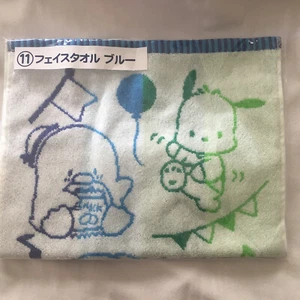 Sanrio Character Mix Gesichtstuch weiß grün blau NEU - Bild 1 von 2