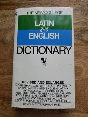 THE NEW COLLEGE LATIN & ENGLISH DICTIONARY :: 1981 (Revised & Enlarged) - Image 1 of 3