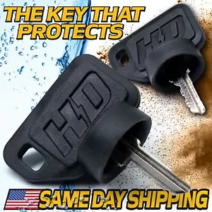 Ignition Switch Key Set Fits John Deere Z345R Z355E Z355R Z375R w/ Carabiner - Picture 1 of 4