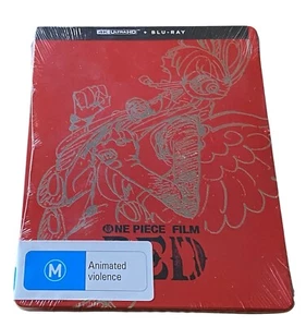 One Piece Film Red STEELBOOK 4K UHD + Blu Ray ***NEW & SEALED*** AUS Release - Picture 1 of 2