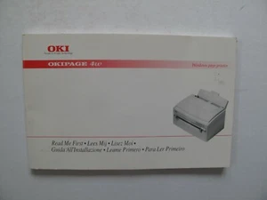 Oki: Okipage 4w Windows Page Printer - instruction manual - Picture 1 of 1