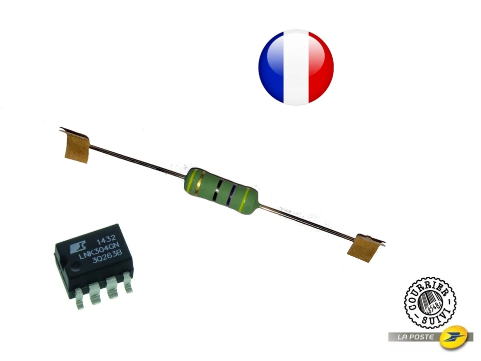 Kit Lnk304Gn + resistance 47 Ohms 47R anti-surge anti-flamme - Image 1 of 1