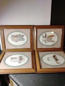 (Richard Sloan Framed Duck Prints signed/dated 10"X12" Lot Of 4 1980-1981 Rare - Picture 1 of 5