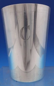 Bicchiere Faneuil by Tiffany and Co argento sterling 4 1/2" monogramma C (#8414) - Foto 1 di 6