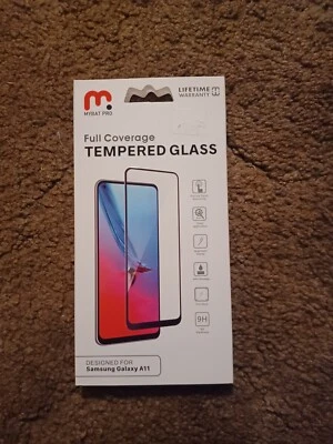 Mybat Pro Samsung Galaxy A11 Screen Protector Tempered Glass Full Coverage 9H... - Image 1 of 2
