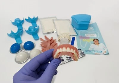 DIY FULL DENTURES for beginners (ONE SIZE FITS ALL) * FULL /PARTIAL* - Image 1 of 4