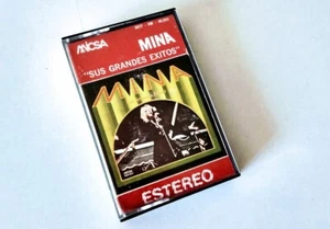 Mina Anna Mazzini Grandes Exitos - Rare Cassette Tape Argentina Pressing VG+ Con - Picture 1 of 3