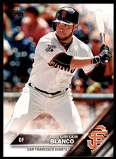 2016 Topps Gregor Blanco Baseball Cards #177