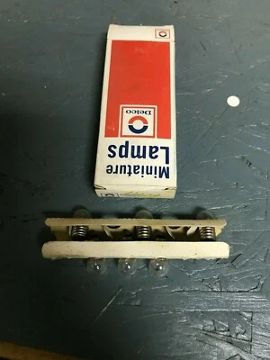 6 Pack ACDELCO L1449 Instrument Panel Light Bulb For Import Cars New Old Stock - Image 1 of 2