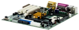 GIGABYTE GA-8SIML PGA478 2x DDR 3x PCI AGP CNR mATX MAINBOARD - Afbeelding 1 van 2