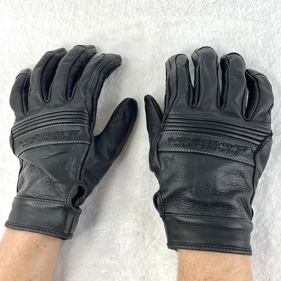Guantes de cuero negros Harley Davidson Tailgater dedo completo cuero de vaca para hombre talla XL Foto 1 de 4