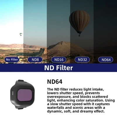 Lightweight ND Filter Set for DJI Mini 5 Pro Helping Capture Clear Aerial Shots - Image 1 of 3
