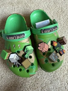 Minecraft Kids' Croc: Meets Adventure!- LIMITED EDITION Non-slip Beach Shoes.C13 - Picture 1 of 7