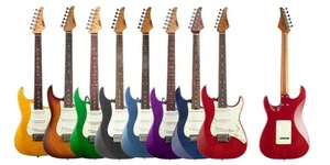 EART YMX-SG3 Electric Guitar SSS Single Coil Pickups Solid-Body - Picture 1 of 57