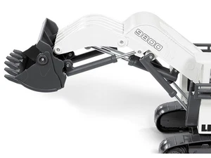 SIKU 1798 Liebherr R9800 Mining Excavator White and Gray 1/87 (HO) Diecast Model - Picture 1 of 1