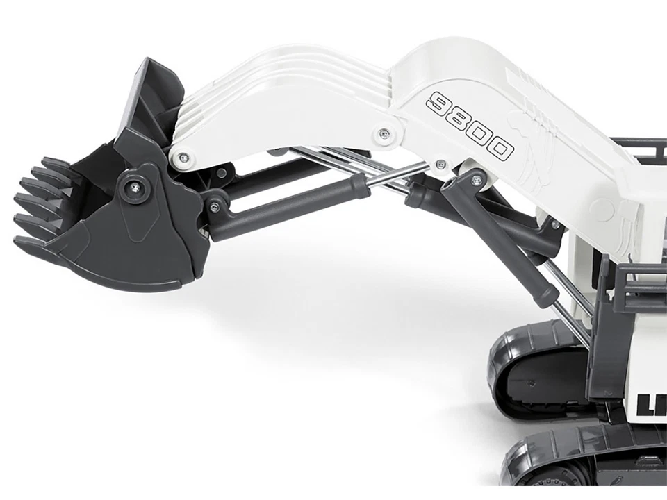 SIKU 1798 Liebherr R9800 Mining Excavator White and Gray 1/87 (HO) Diecast Model - Image 1 of 1