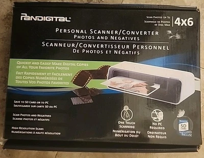 Pandigital PANSCN05 Photo Slide & Negative Converter Scanner  NEW Open Box - Image 1 of 2