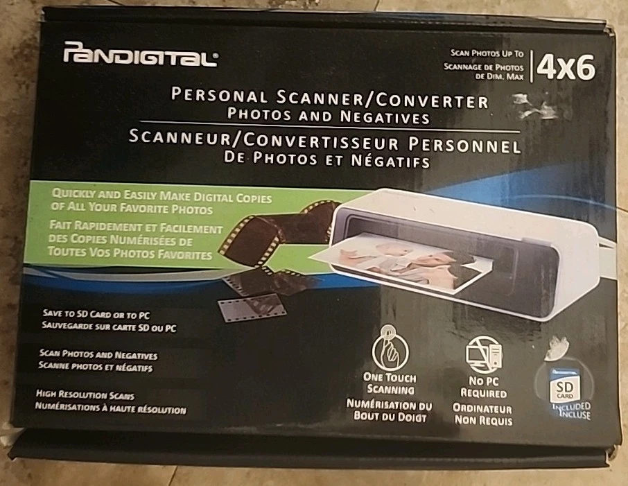 Pandigital PANSCN05 Photo Slide & Negative Converter Scanner  NEW Open Box - Image 1 of 2