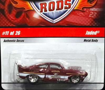 Hot Wheels Jaded Fire Rods #11 of 26 Ludlow Paramedic Fire Dept Collectible Car - Image 1 of 2