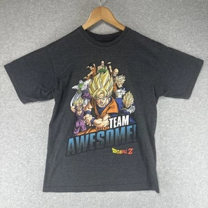Dragon Ball Z Team Awesome Super Saiyan Youth Boy’s Gray Graphic T-Shirt (XL) - Picture 1 of 8