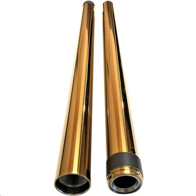 Pro-One Performance 39mm Fork Tubes - 26.25in Gold Motorcycle Street 105030G - Image 1 of 4