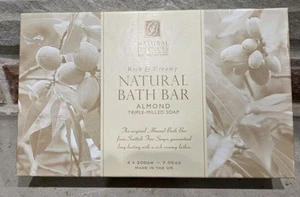 Natürliche Essenz schottische feine Seifen natürliche BADEBAR MANDEL 4X 7,05 Oz. - Bild 1 von 4