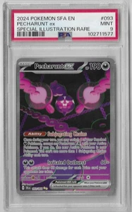 PSA 9 MINT Pecharunt ex 093/064 Pokemon Shrouded Fable SIR Holo Pokemon Card - Picture 1 of 2