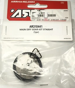 ARRMA ARA310441 310441 DIFF ENGRANAJE PRINCIPAL 43T TIFÓN RECTO - Imagen 1 de 1