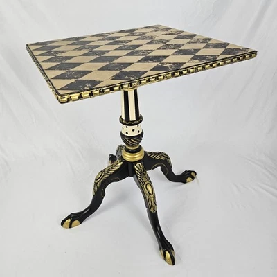 Antique Pedestal Plant Table Accent Mackenzie Childs Inspired Louis XV Stand - Image 1 of 4