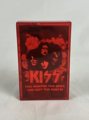 KISS Cassette Tape You Wanted The Best, You Got The Best!! 1996 Red Tape & Case - Image 1 of 4